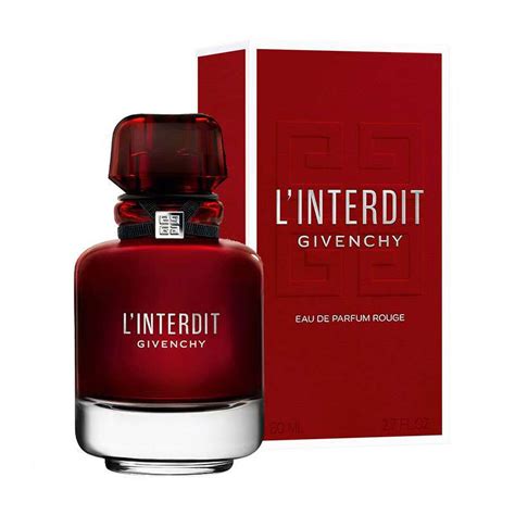 givenchy l'interdit rouge edp 80 ml|givenchy perfumes for women.